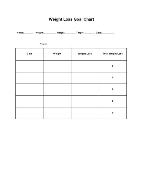 39 Printable Goal Chart Templates [Free] ᐅ TemplateLab