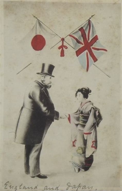 “Greetings from one of Your Fair Allies” — Japanese postcard published ...