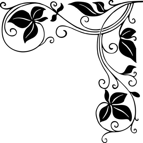 OnlineLabels Clip Art - Corner decoration 2