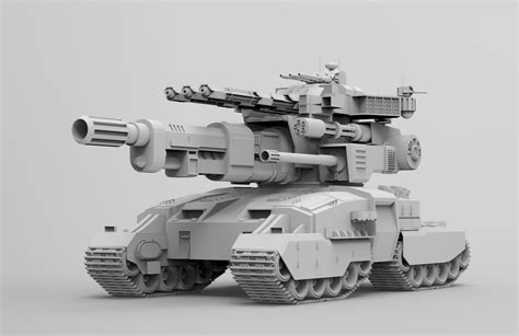 ArtStation - SciFi future concept tank