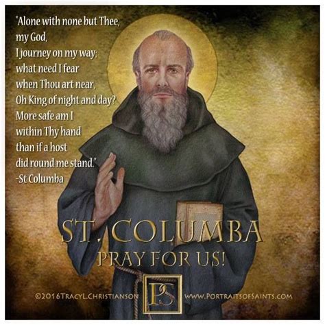 Saint Columba was born in Ireland of royal descent. He studied for the priesthood under many ...