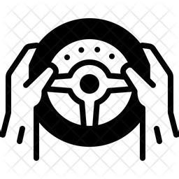Car Driver Icon - Download in Glyph Style