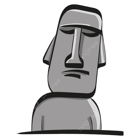 Easter Island Moai Statue PNG, Vector, PSD, and Clipart With ...