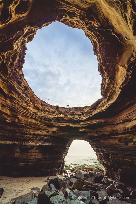 Sunset Cliffs Open Ceiling Sea Cave in San Diego - California Through My Lens