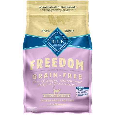 Freedom Grain-Free Indoor Kitten Chicken Recipe Cat Food 5lb | Pet ...