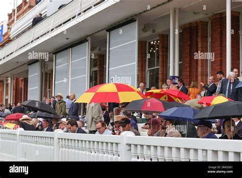 Marylebone Cricket Club members during the LV= Insurance Ashes Test Series Second Test Day 4 ...