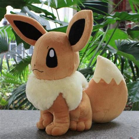 Pokemon Go Eevee Plush Toy Doll Pocket Monster Eevee Stuffed Plush Toys Figure Gift for Kids ...