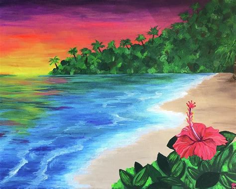 Island Paradise Painting by Bailey Ooten