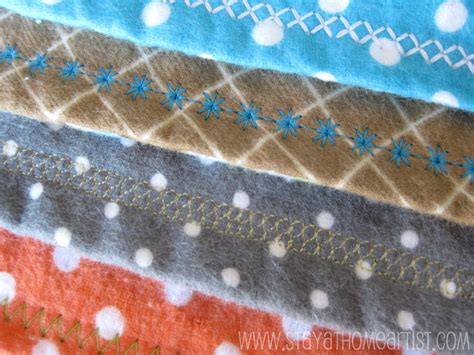 stayathomeartist.com: reversible flannel receiving blankets with ...