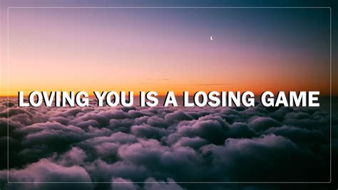 Duncan Laurence - Loving You Is A Losing Game (Lyrics) | Arcade - YouTube