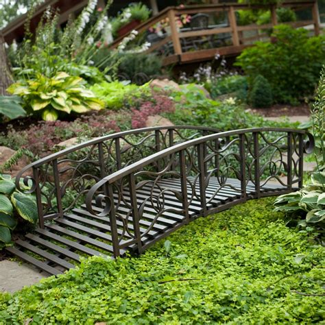 6 Ft Metal Garden Bridge - GARDENSWA