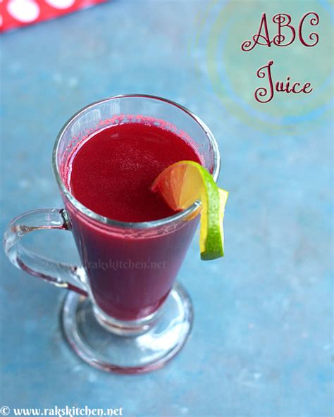 ABC juice recipe, Apple Beetroot Carrot juice - Raks Kitchen