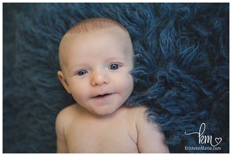 Logan is 3 Months Old - Westfield Indiana Newborn and Child Photography · KristeenMarie Photography