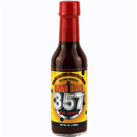 Mad Dog 357 Hot Ones Wings Sauce Extreme Caution Hottest Spicy Extract ...