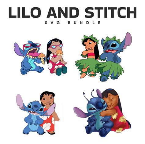 Stitch Svg Bundle Lilo Svg Bundle Lilo Svg Stitch Svg Etsy Uk Cloud ...