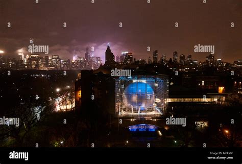 Museum of Natural History in New York City at night Stock Photo - Alamy