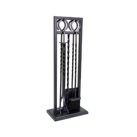 Style Selections 4-Piece Steel Fireplace Tool Set at Lowes.com