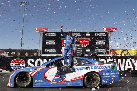 Kyle Larson won the NASCAR Cup Series Race at Sonoma Raceway