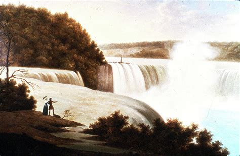 View of Niagara Falls Painting by Charles | Pixels