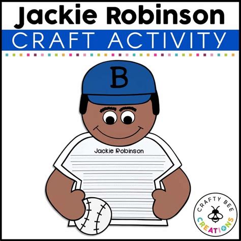 Jackie Robinson Craft Activity - Crafty Bee Creations