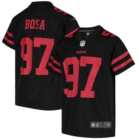 San Francisco 49ers Nick Bosa Black Game Jersey – Munizka Store