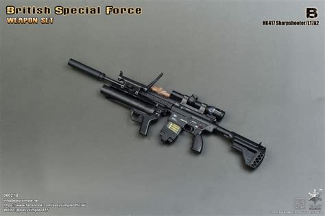 British Special Force Weapon Set - HK417 Sharpshooter / L17A2 Assault ...