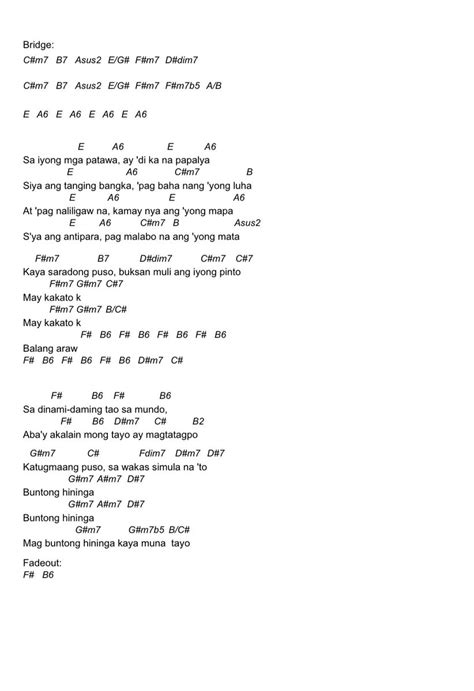 Ikaw At Ako Johnoy Danao Chords Ukulele