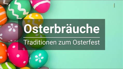 Ostern: Welche Traditionen gibt es zum Osterfest? - YouTube