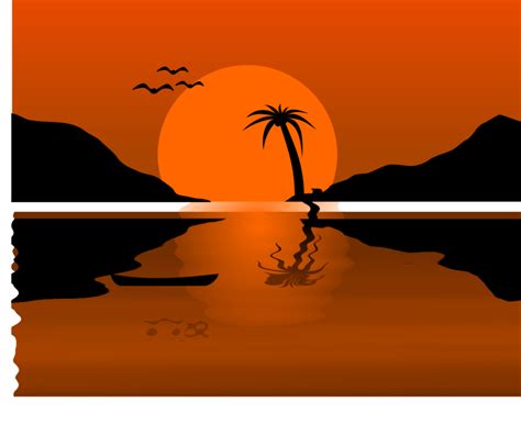 Download High Quality sunset clipart landscape Transparent PNG Images ...