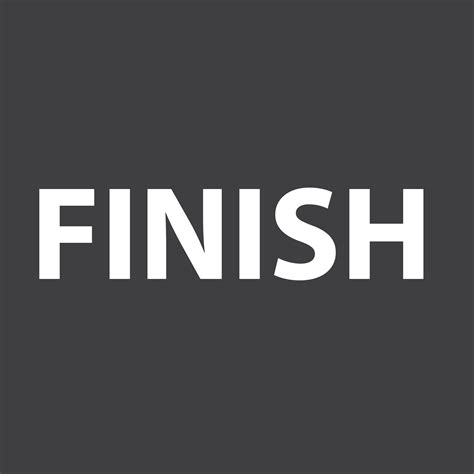 Finish – Creative Preformed Markings