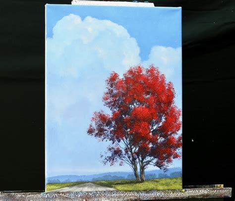 Along Red Tree Road - Acrylic Painting Lesson | Tim Gagnon Studio