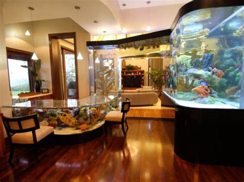 The Hawaiian Home Blog: Indoor Home Aquariums Inspiration