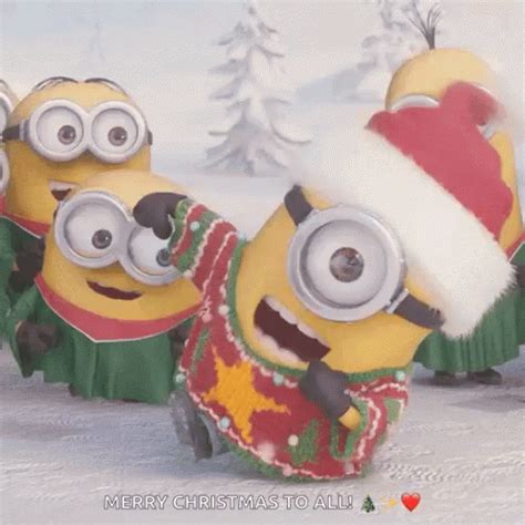 Minions Noel GIF - Minions Noel Celebration - Discover & Share GIFs