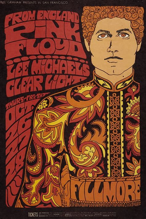 20 Classic Vintage Psychedelic Rock Posters from the 60s