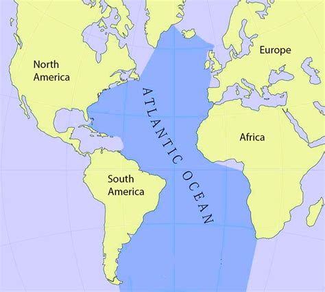 Atlantic Ocean Map