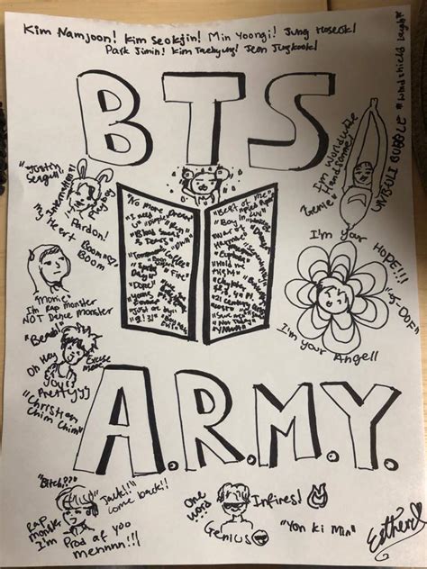 BTS ARMY Drawing(thing) ️ | ARMY's Amino