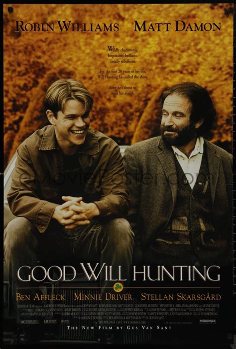 eMoviePoster.com: 9r1168 GOOD WILL HUNTING 1sh 1997 great image of smiling Matt Damon & Robin ...