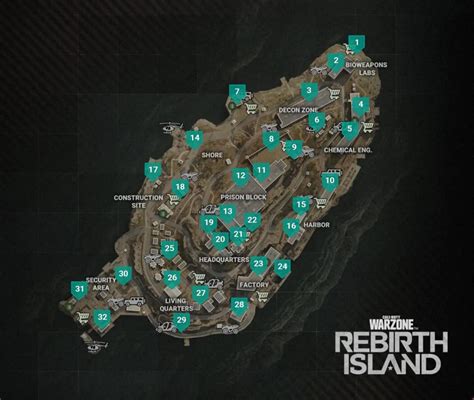 Rebirth Island best landing spots for Warzone Season 1 - Dexerto