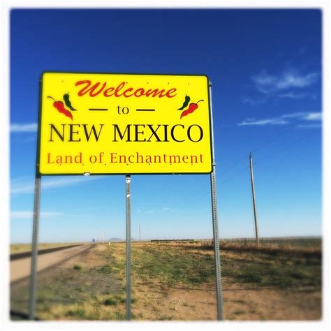 Welcome New Mexico Road Sign IMG_8537 | Flickr - Photo Sharing!