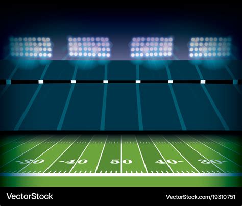 American Football Field Background - MGP Animation