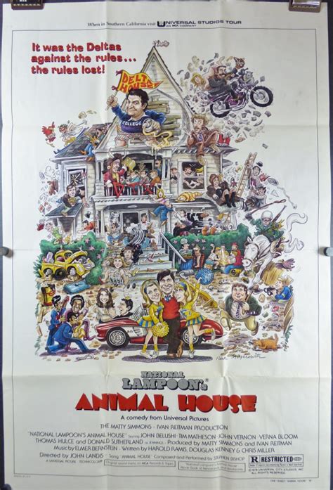 ANIMAL HOUSE, Original National Lampoon Movie Poster - Original Vintage Movie Posters