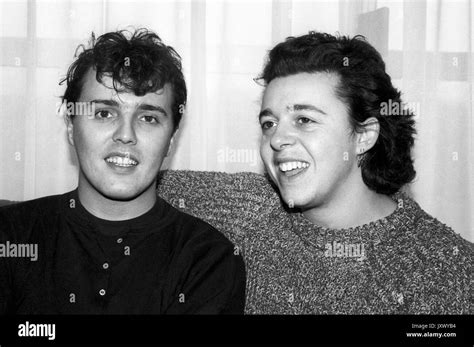 Curt Smith and Roland Orzabal of Tears for Fears during a photocall Stock Photo: 154234280 - Alamy