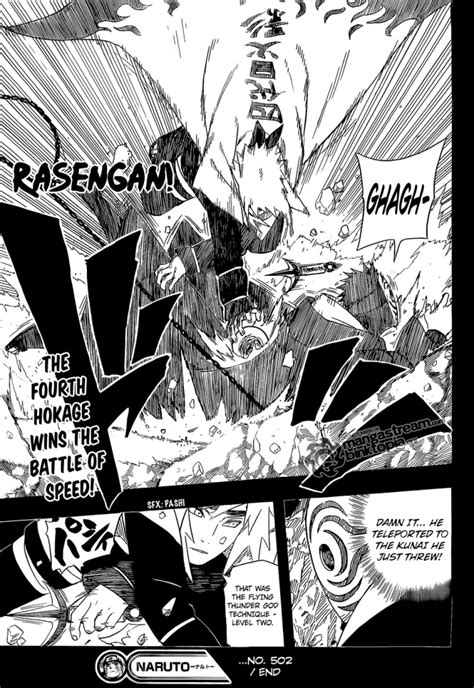 Manga 502 Minato vs. Tobi - Minato Namikaze Photo (16440892) - Fanpop