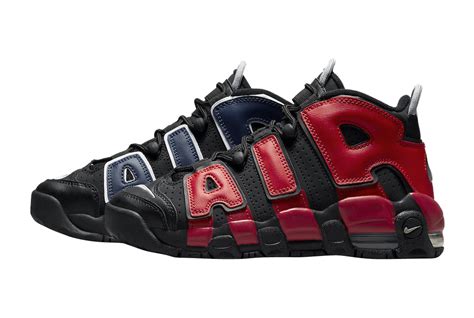 Nike Air More Uptempo GS Black Red Blue DM0017-001 - KicksOnFire.com