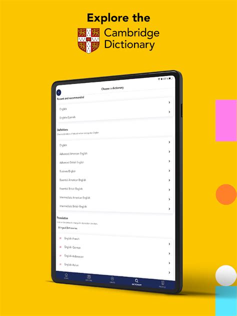 Cambridge Dictionary Plus for Android - Download