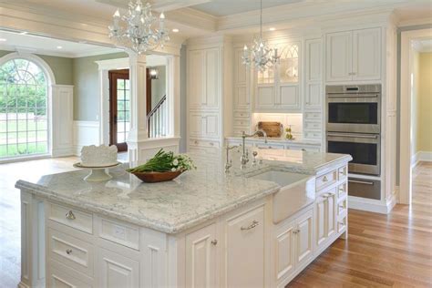 Sparkling White Quartz Countertop For Your Kitchen Design | Elegant ...