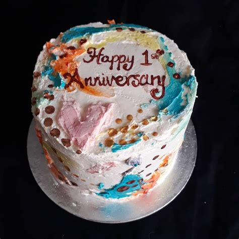 1st Anniversary Cake | 1st anniversary cake, Cake, Anniversary cake