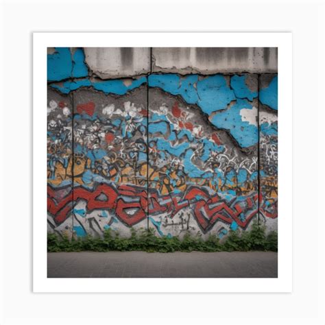 Graffiti Wall Berlin Art Print by Artaway - Fy