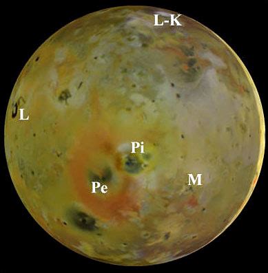 Spaceflight Now | Breaking News | Temperature map of volcanic moon Io ...