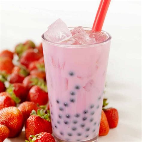 Best Strawberry Boba (Bubble Tea) - IzzyCooking